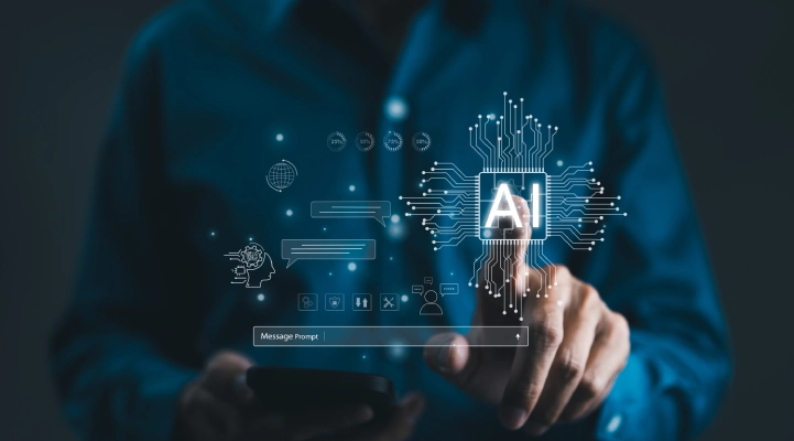 AI search as a landscaping company